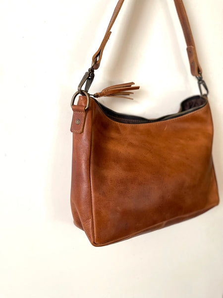 Evita day bag EXTRA DARK TAN