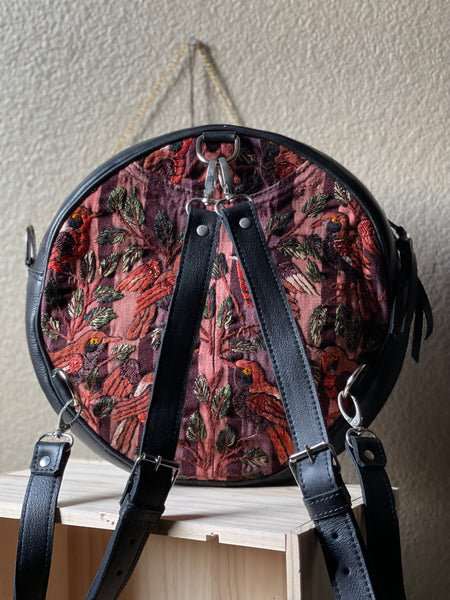 Round crossbody & backpack -LARGE