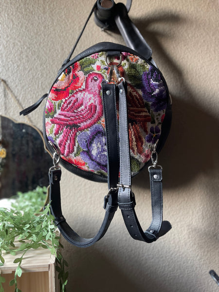 Round crossbody & backpack -Large