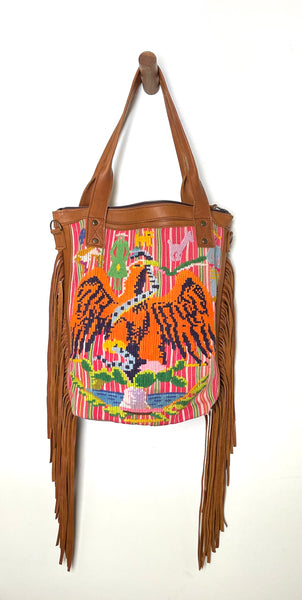 Mia Fringe crossbody day bag