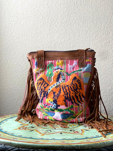 Mia Fringe crossbody day bag