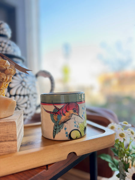 1 Wild Bird Handleless Mug (colors may vary )in store purchase only