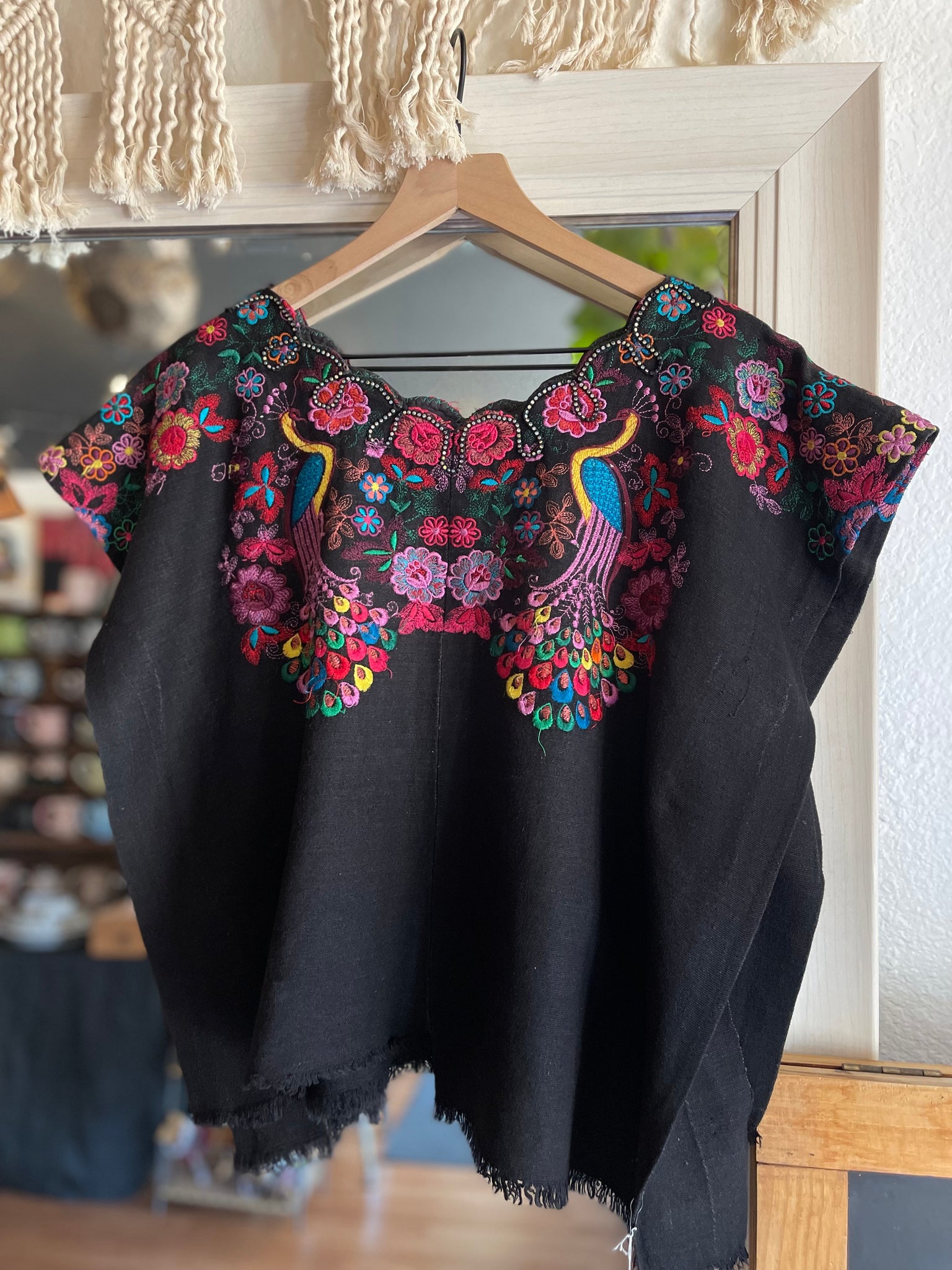 vintage huipil top