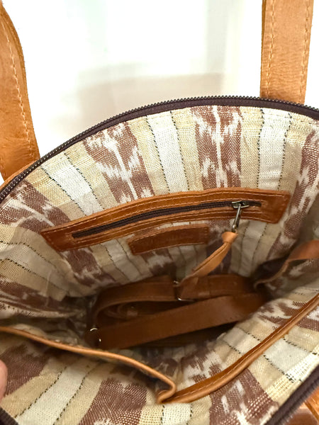 Gracie All leather Tote