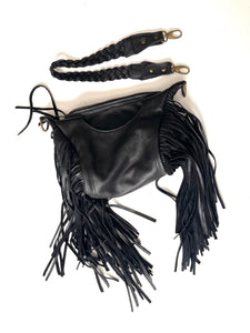 Extra Mini all leather Fortuna fringe