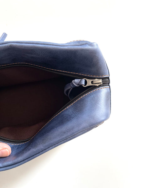 The Miguel - all leather overnight Dopp kit 1208