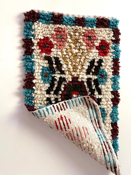 Small High pile Wool Rug 02