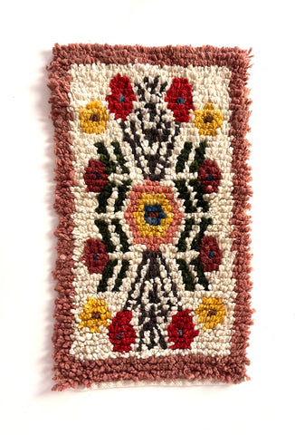 Small High pile Wool Rug 03