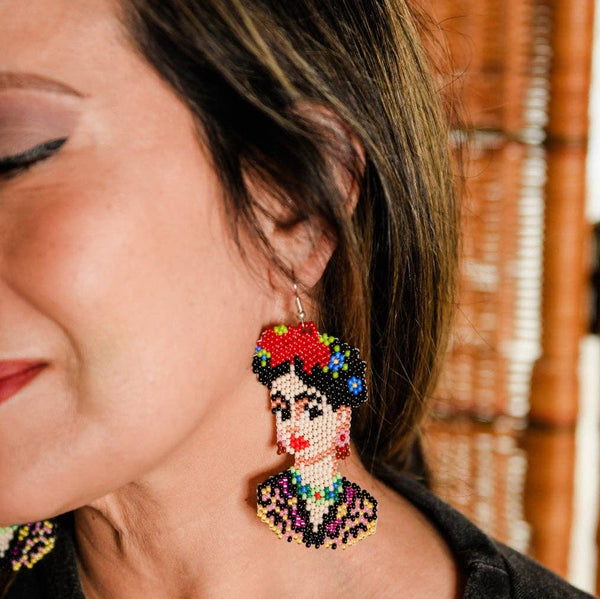 Frida Earrings (sample photo, colors may slightly vary )
