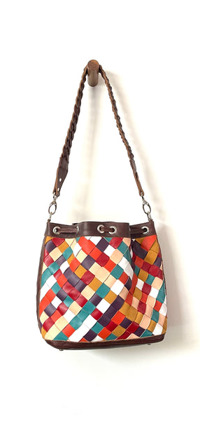 “Candy Land” leather Bucket Bag 904
