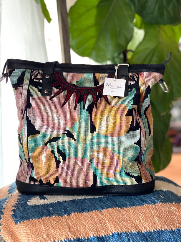 large fringe Bucket Bag 803 – Maria's Artisan Shop