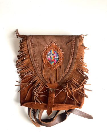 Huipil & Fringe Wanderer Backpack