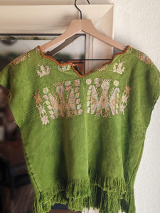 Vintage Huipil blouse #307 Chajul